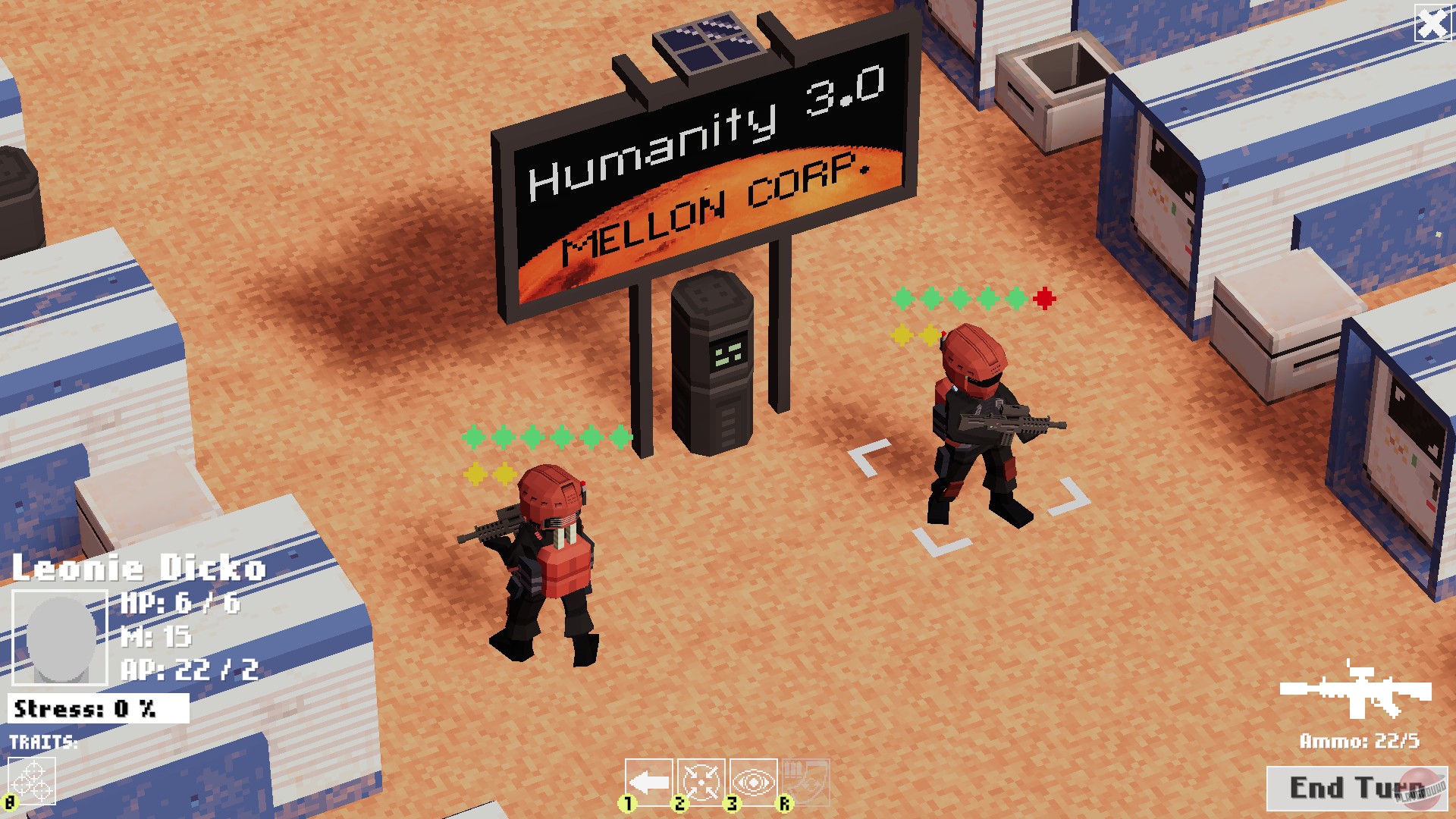 Скриншот из игры Mars Tactics - 13