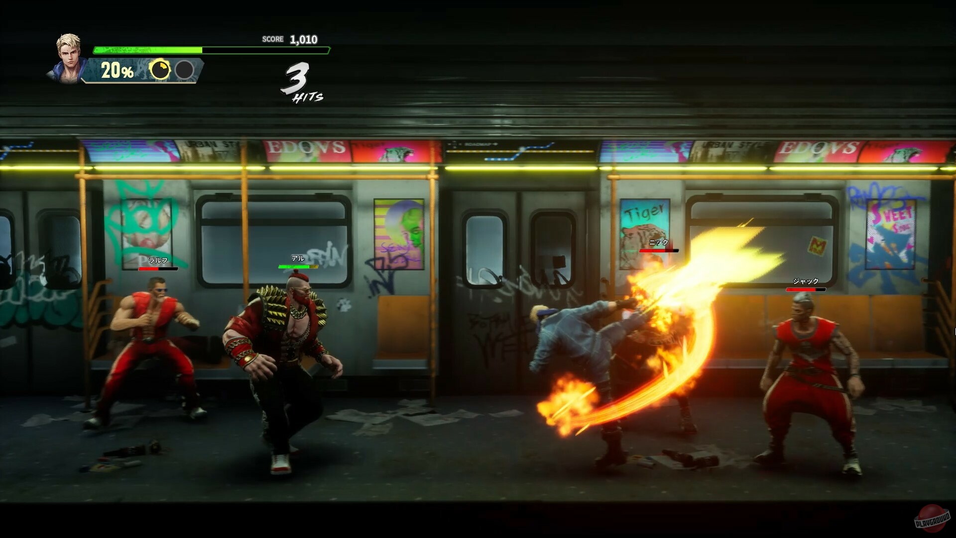 Скриншот из игры Double Dragon Revive - 7