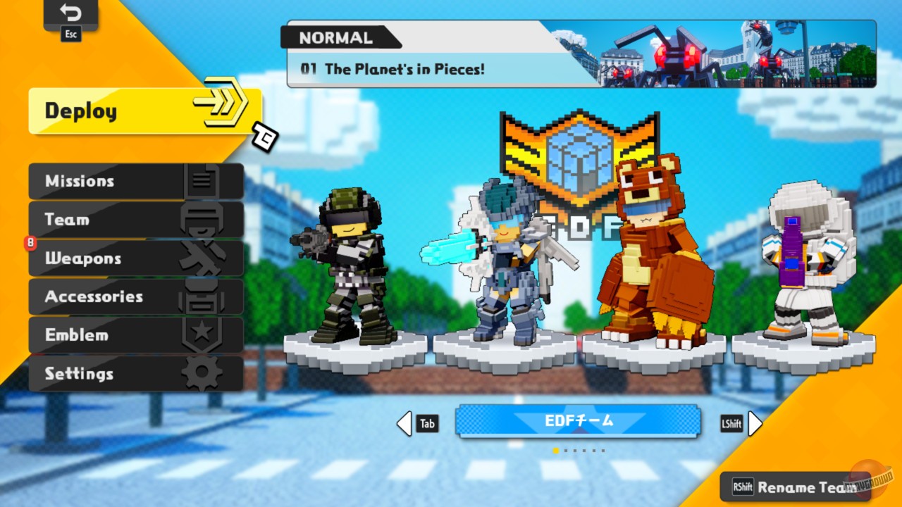 Скриншот из игры Earth Defense Force: World Brothers - 12