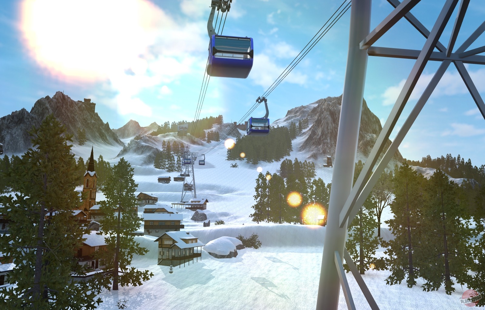 Скриншот из игры Ropeway Simulator 2014 - 1