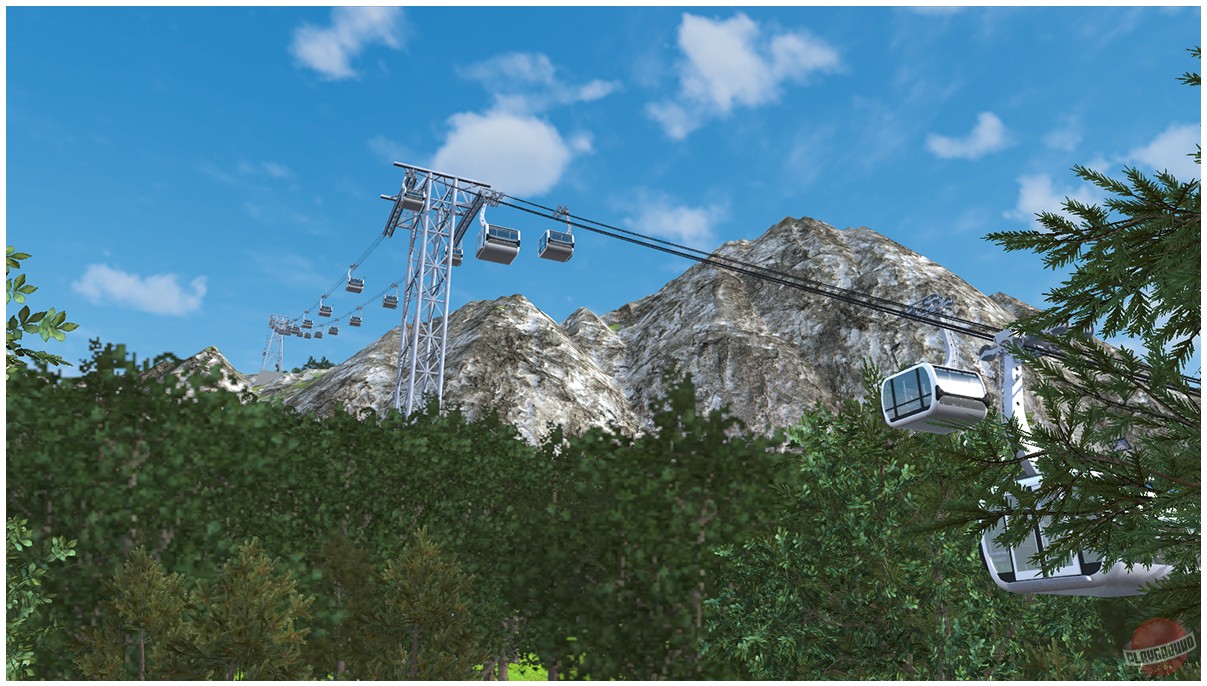 Скриншот из игры Ropeway Simulator 2014 - 3