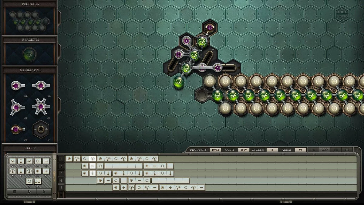 Скриншот из игры Opus Magnum - 17
