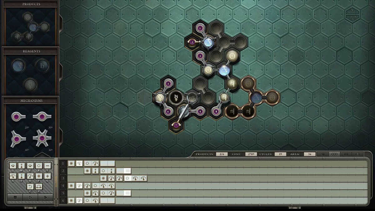 Скриншот из игры Opus Magnum - 19