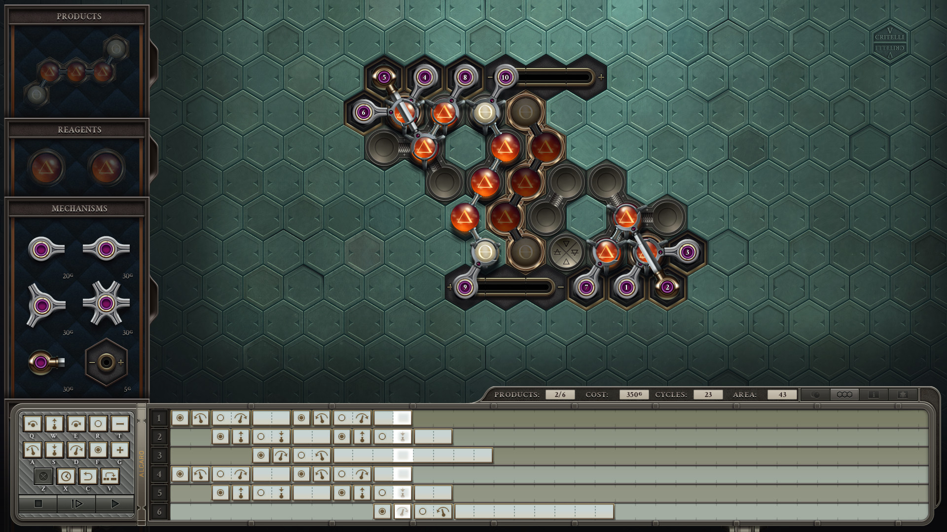 Скриншот из игры Opus Magnum - 5