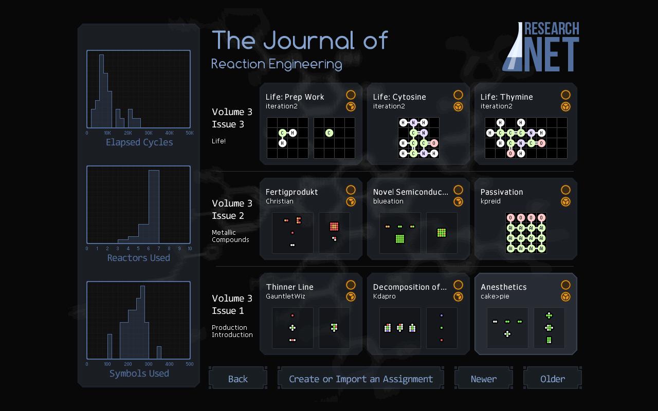 Скриншот из игры SpaceChem - 25