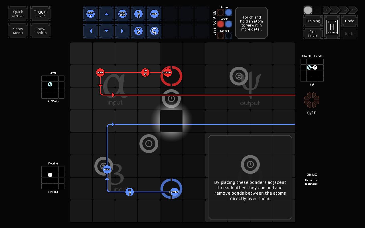 Скриншот из игры SpaceChem - 42