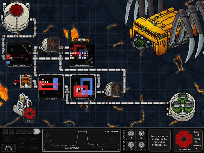 Скриншот из игры SpaceChem - 47