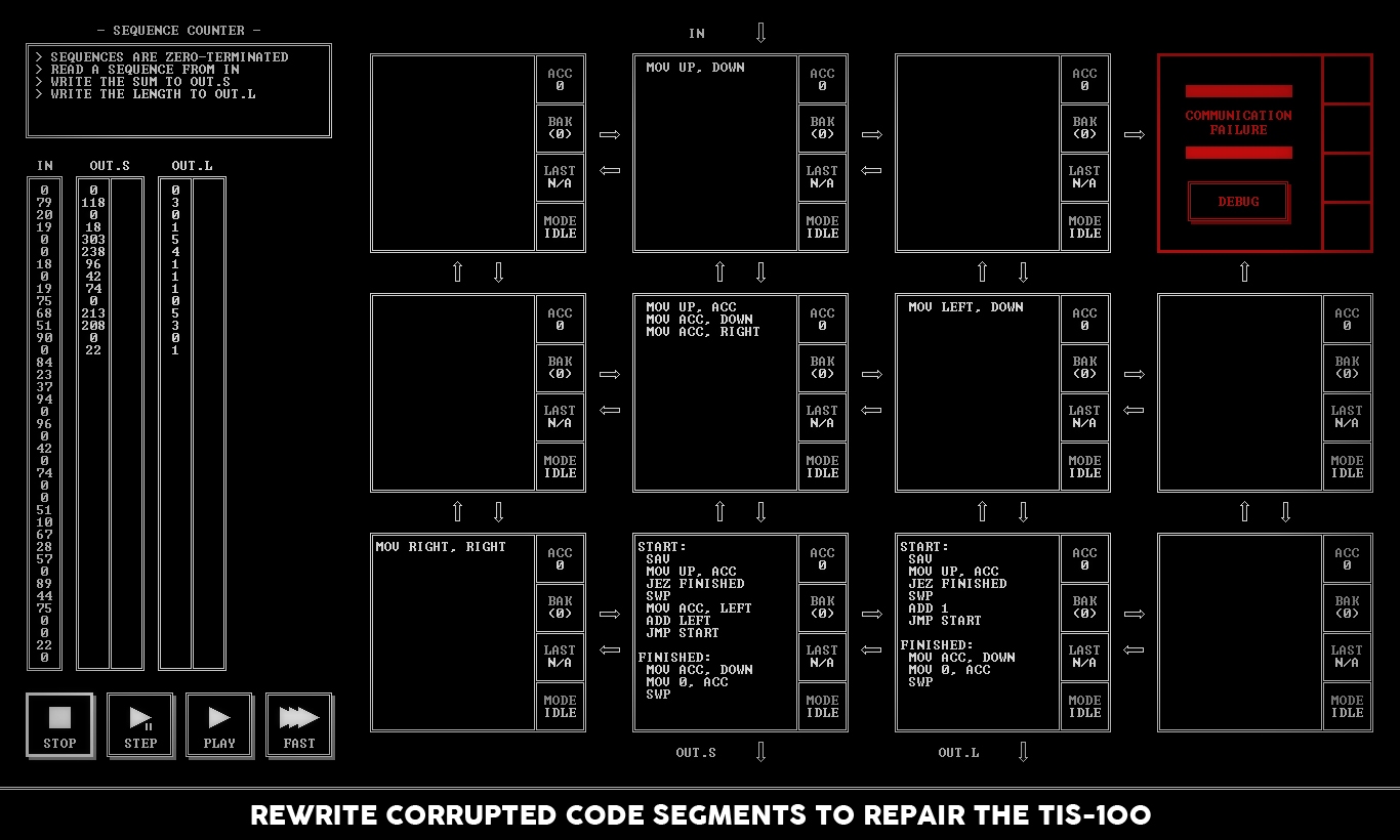 Скриншот из игры TIS-100 - 17