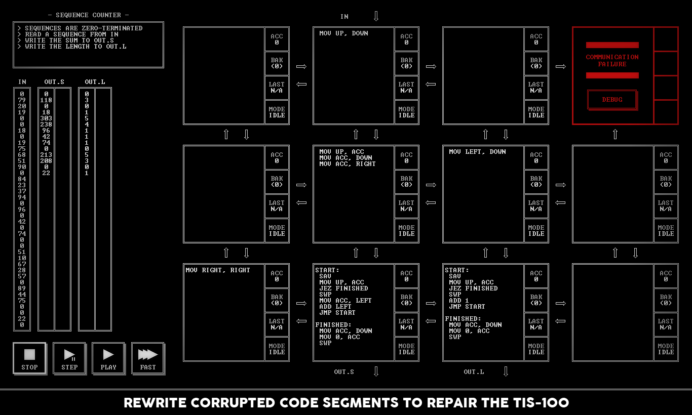 Скриншот из игры TIS-100 - 6