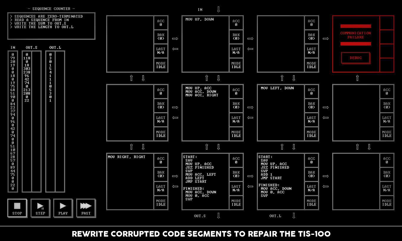 Скриншот из игры TIS-100 - 19