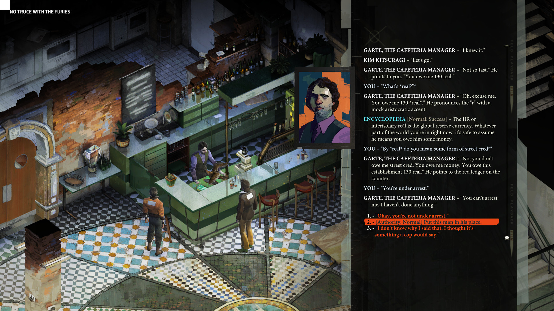 Скриншот из игры Disco Elysium - 23