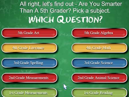 Скриншот из игры Are You Smarter Than a 5th Grader?™ - 8