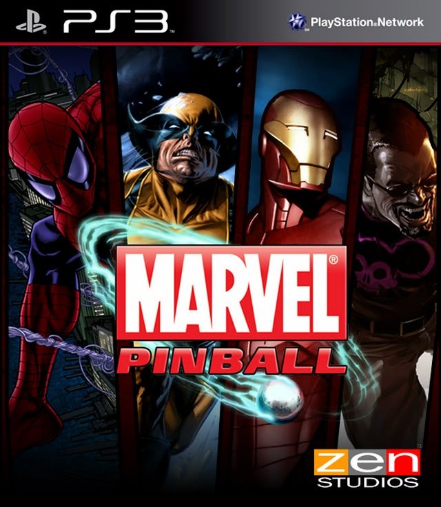 Обложка игры Marvel Pinball