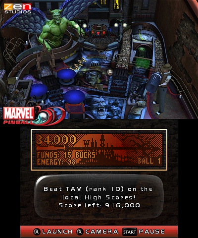Скриншот из игры Marvel Pinball - 113