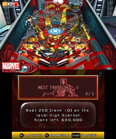 Скриншот из игры Marvel Pinball - 101