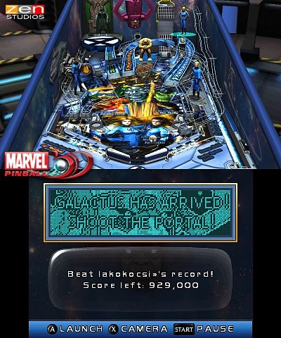 Скриншот из игры Marvel Pinball - 88
