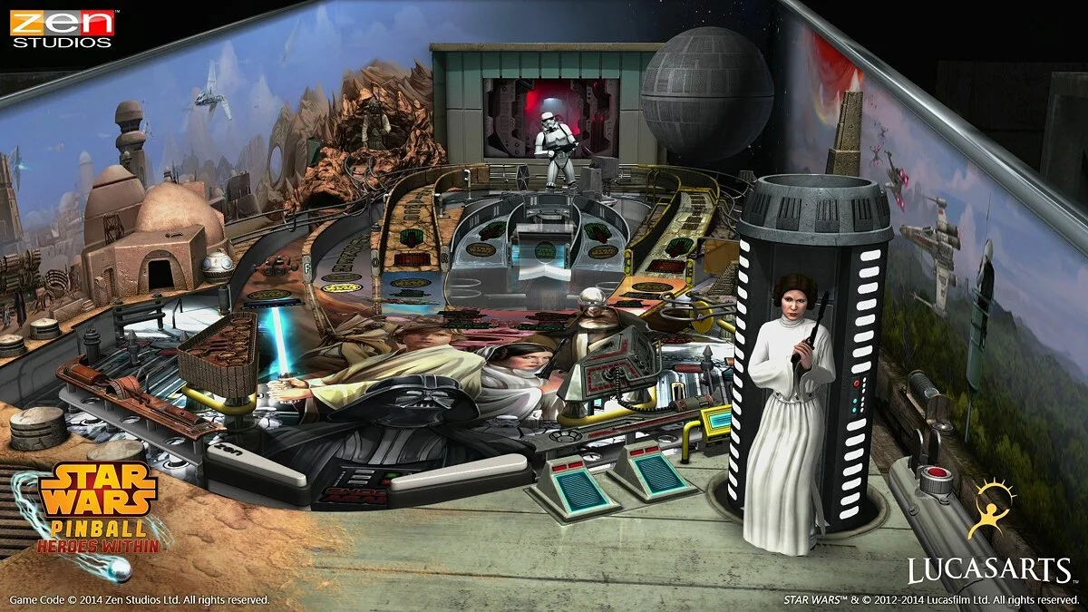 Скриншот из игры Star Wars Pinball: Heroes Within - 9