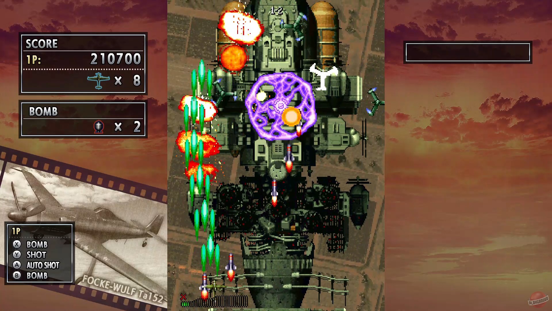 Скриншот из игры Strikers 1945 II - 4