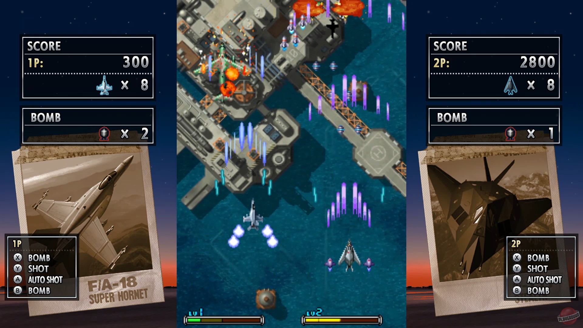 Скриншот из игры Strikers 1945 III - 11