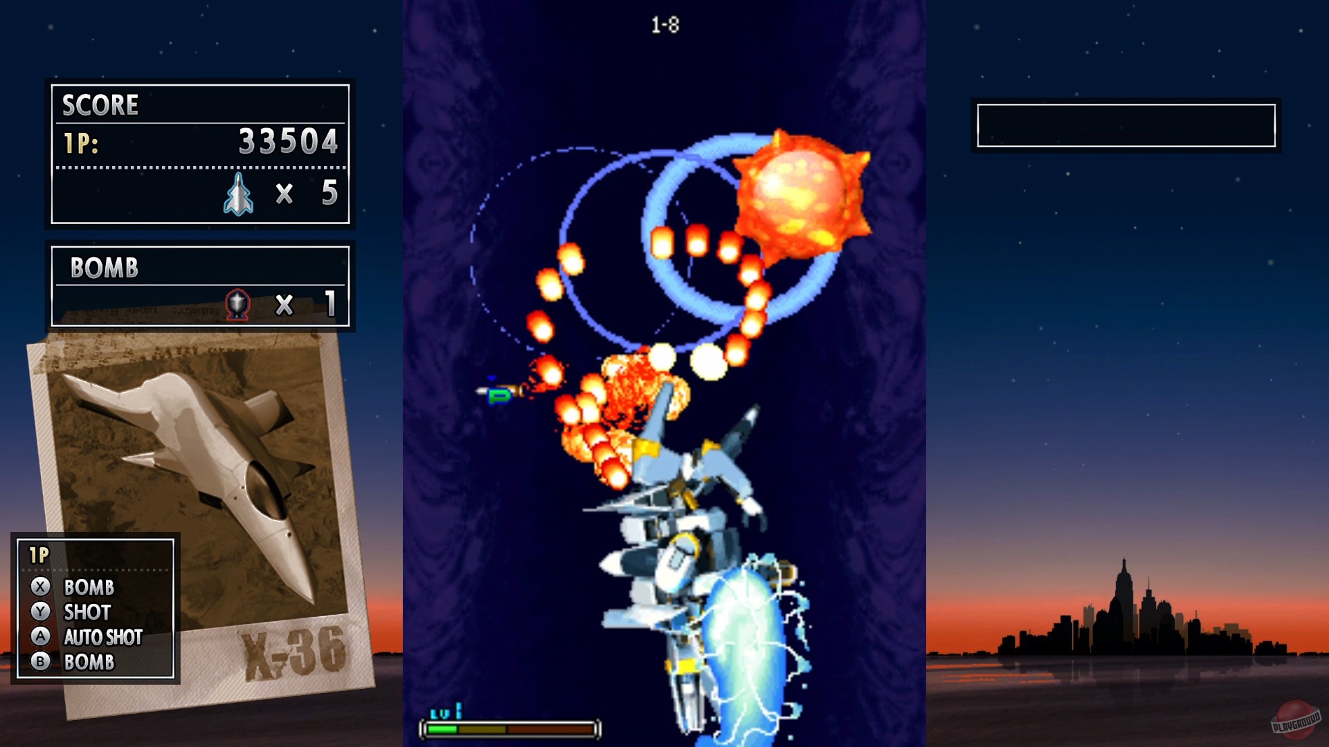 Скриншот из игры Strikers 1945 III - 1