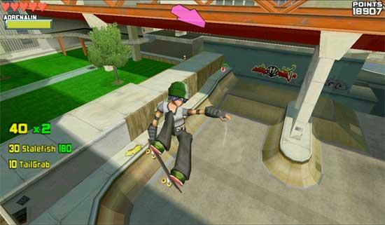 Скриншот из игры Skate City: Heroes - 1