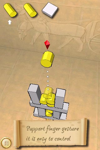 Скриншот из игры Block Egypt Deluxe - 1