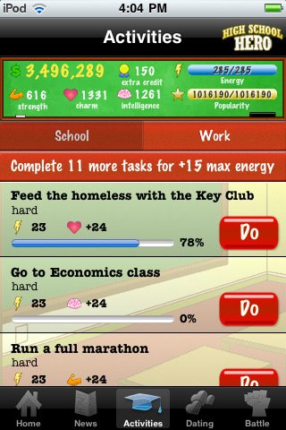 Скриншот из игры High School Hero - 4