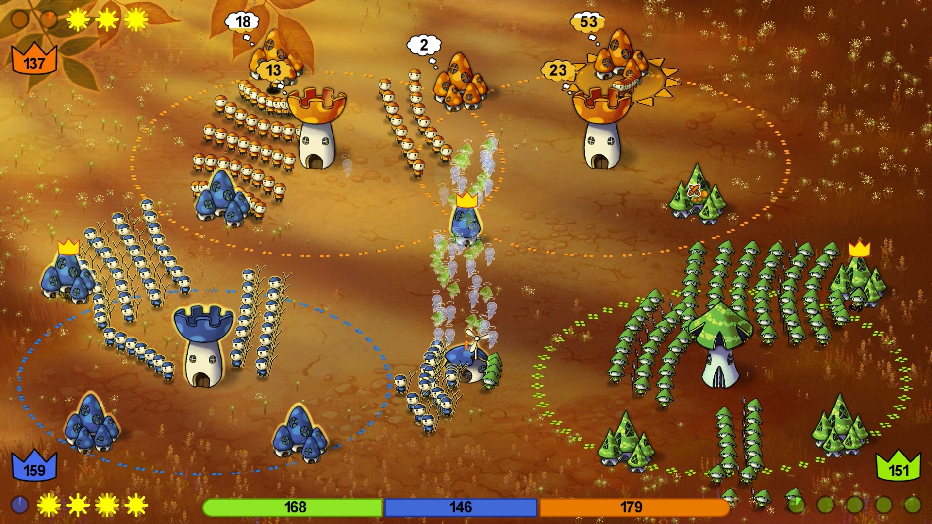 Скриншот из игры Mushroom Wars - 10