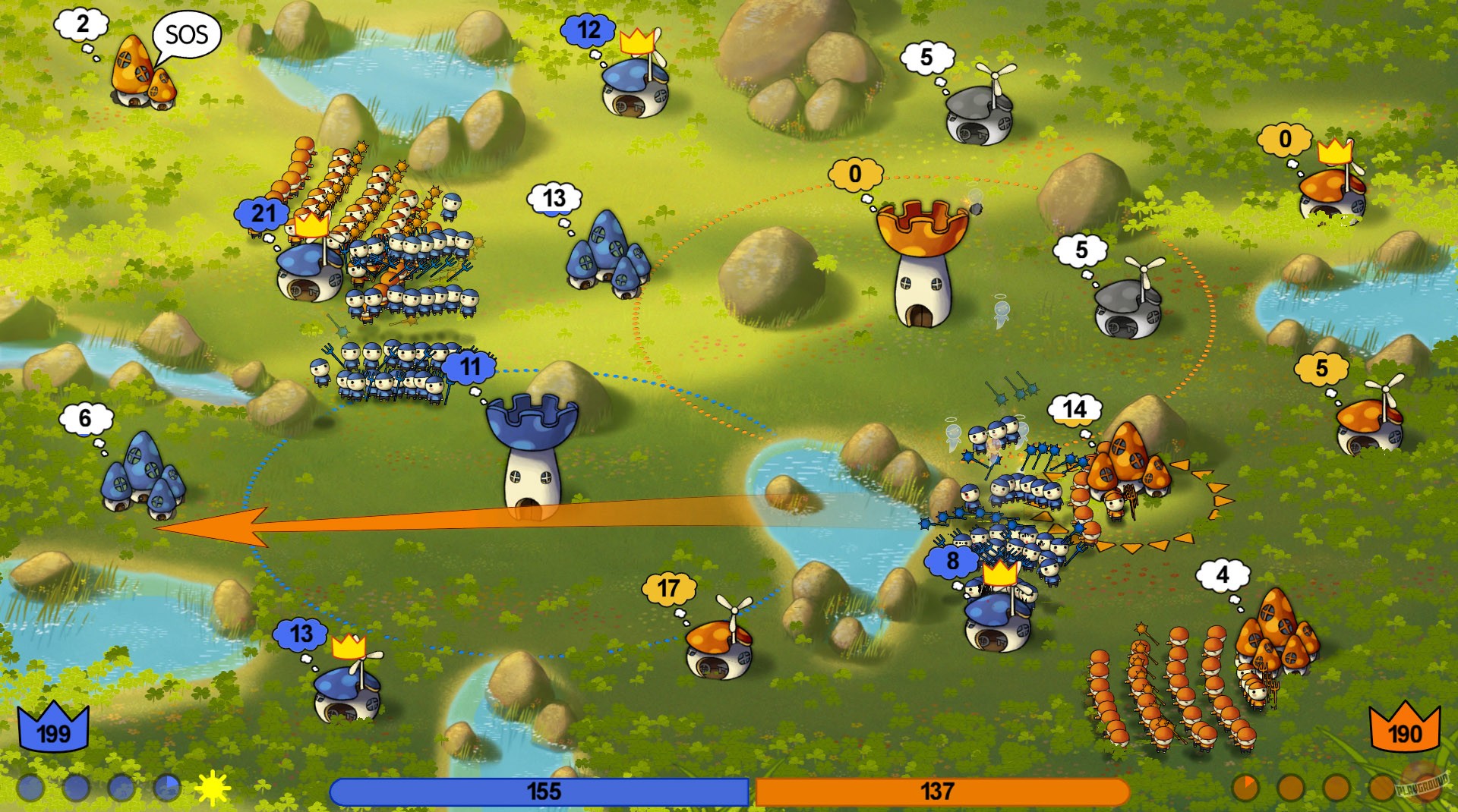 Скриншот из игры Mushroom Wars - 26