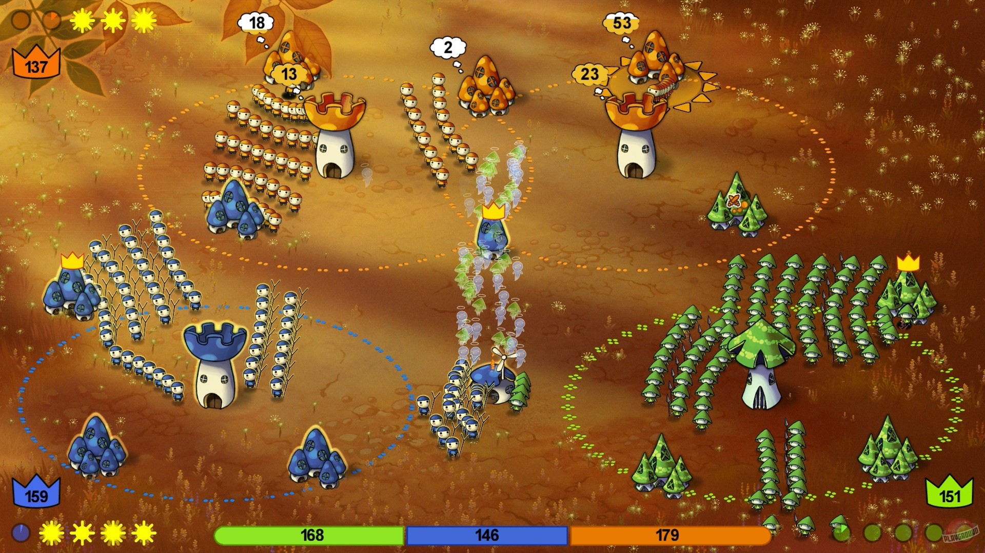 Скриншот из игры Mushroom Wars - 7