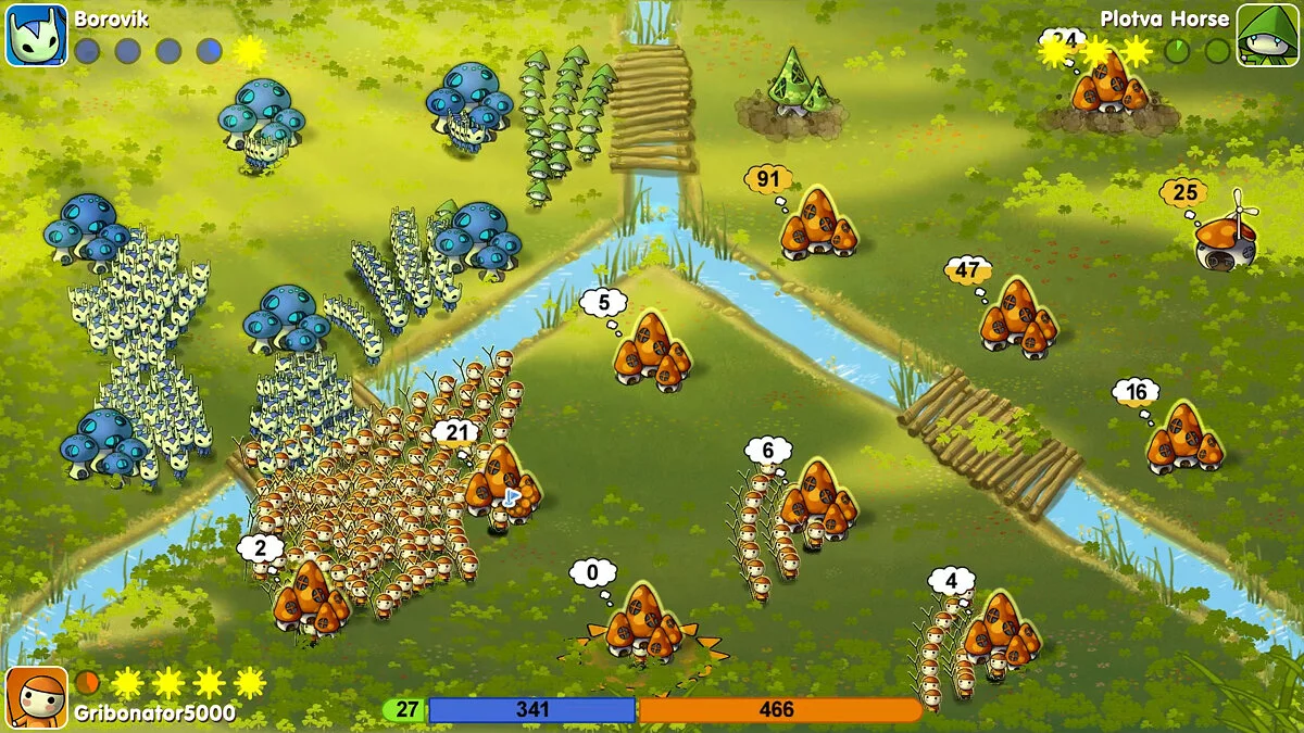 Скриншот из игры Mushroom Wars - 11