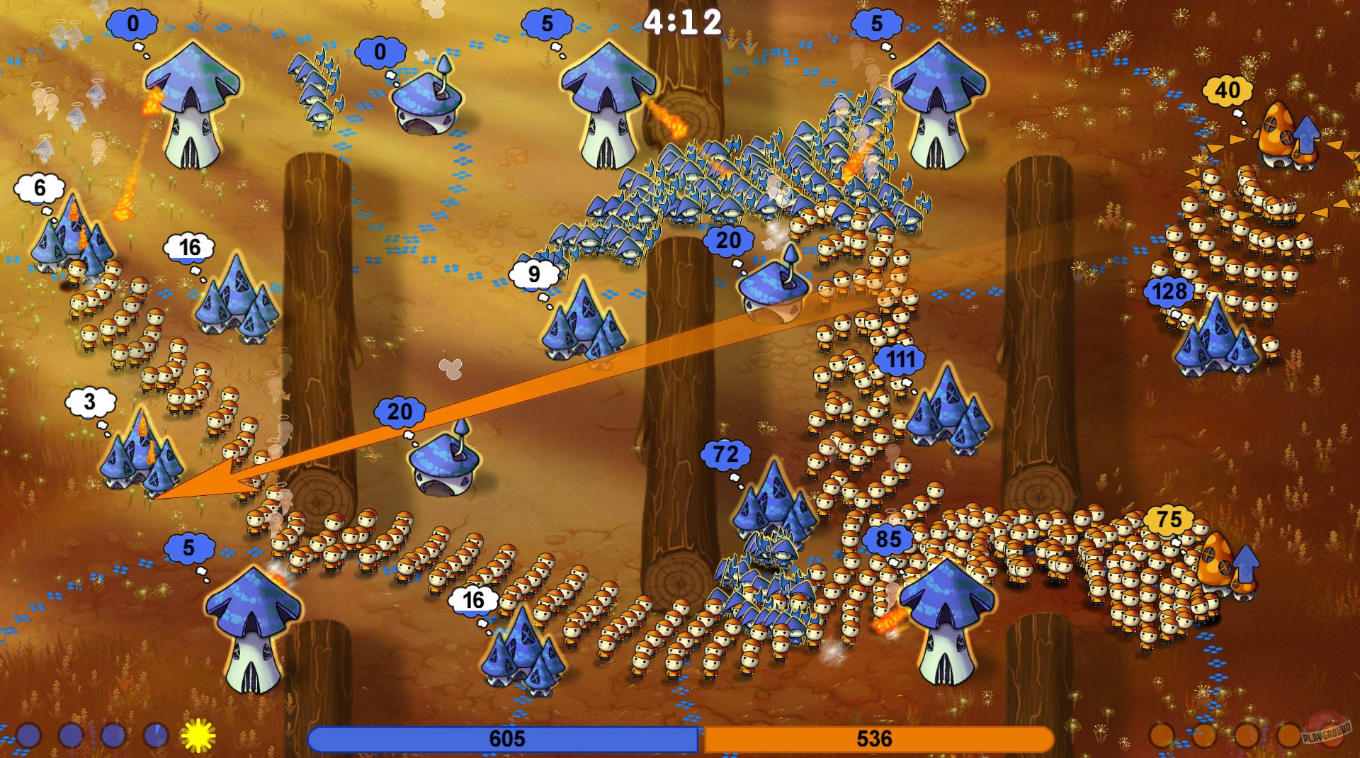 Скриншот из игры Mushroom Wars - 17