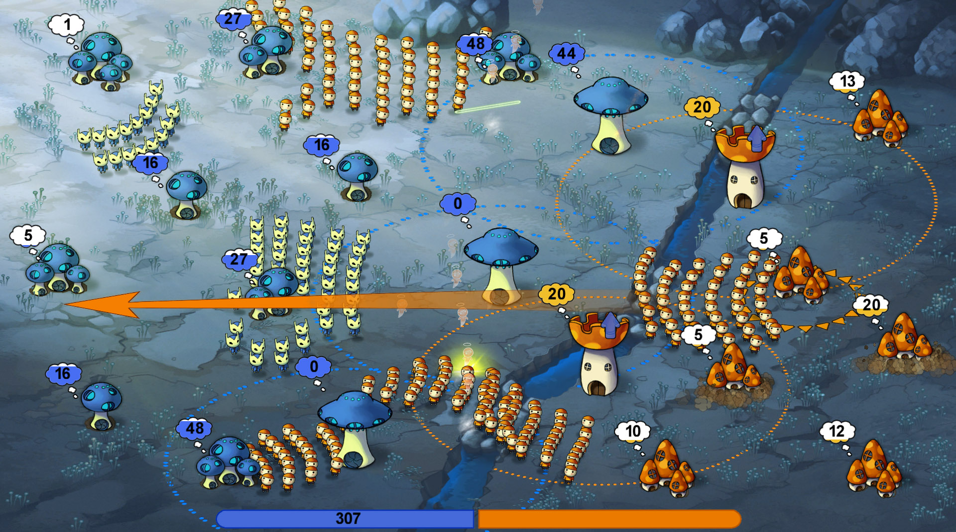 Скриншот из игры Mushroom Wars - 2