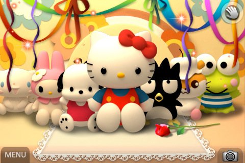 Скриншот из игры Hello Kitty Parachute Paradise - 1