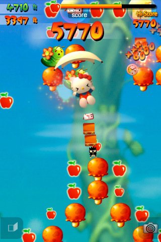 Скриншот из игры Hello Kitty Parachute Paradise - 2