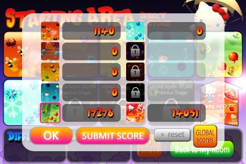 Скриншот из игры Hello Kitty Parachute Paradise - 4