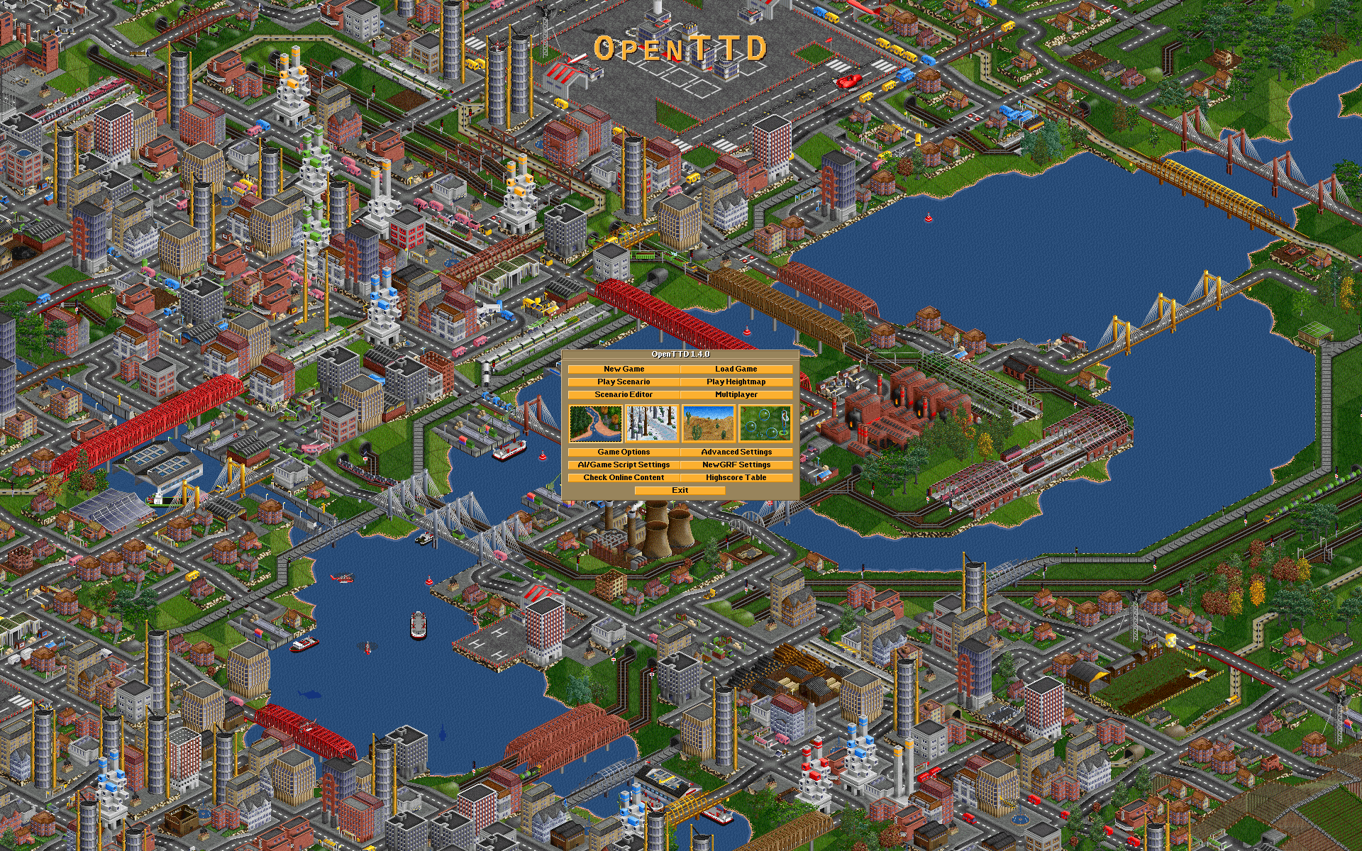 Скриншот из игры OpenTTD - 39
