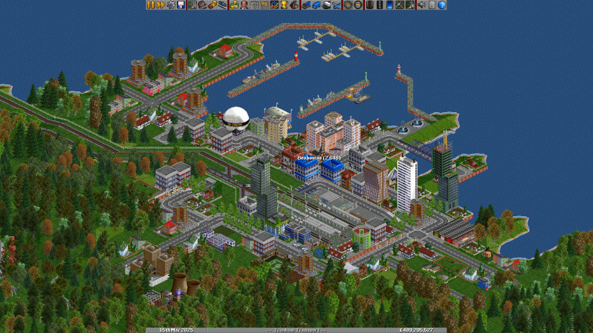 Скриншот из игры OpenTTD - 1