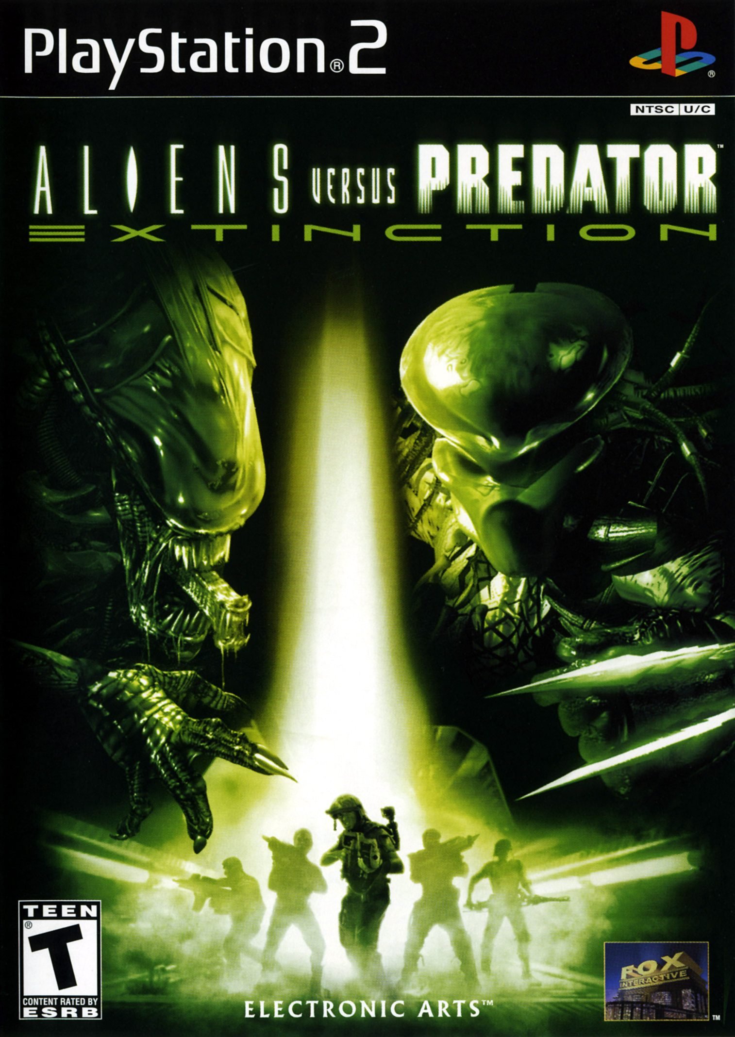 Обложка игры Aliens Versus Predator: Extinction