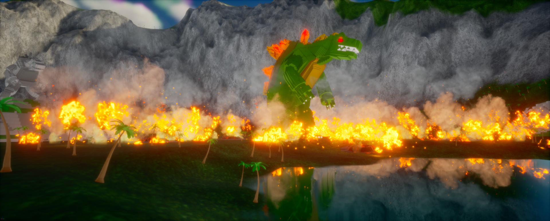 Скриншот из игры Excidio The Kaiju Game - 1