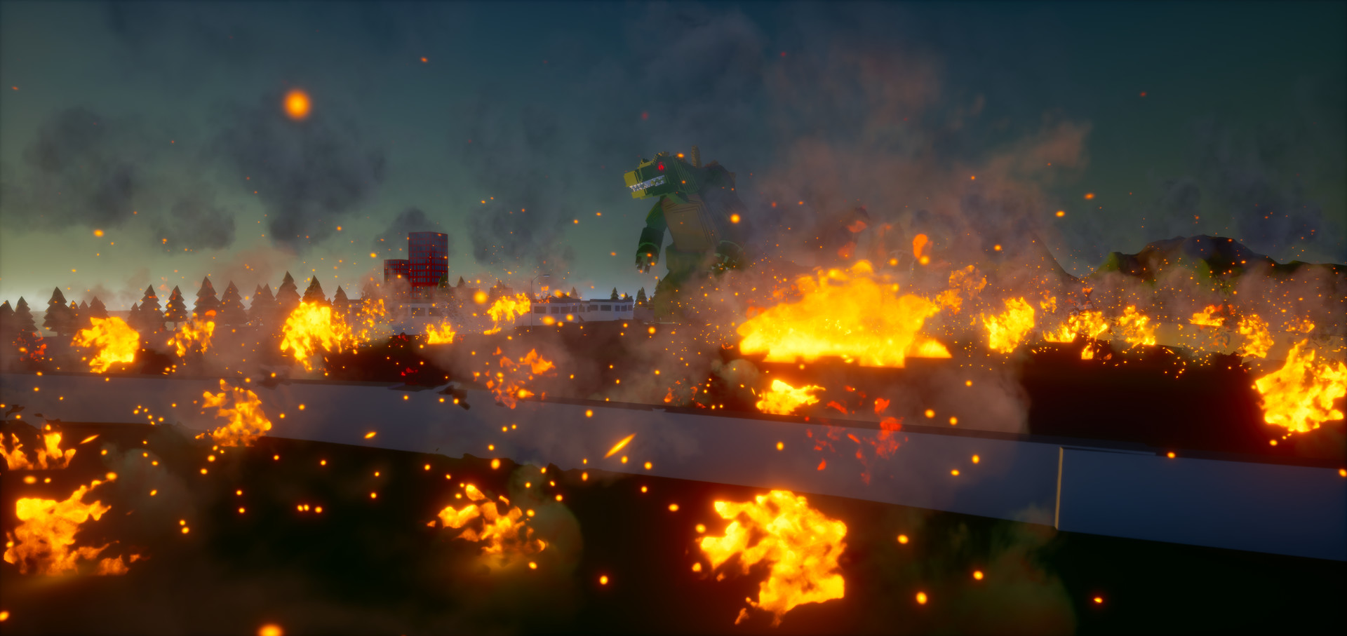 Скриншот из игры Excidio The Kaiju Game - 2